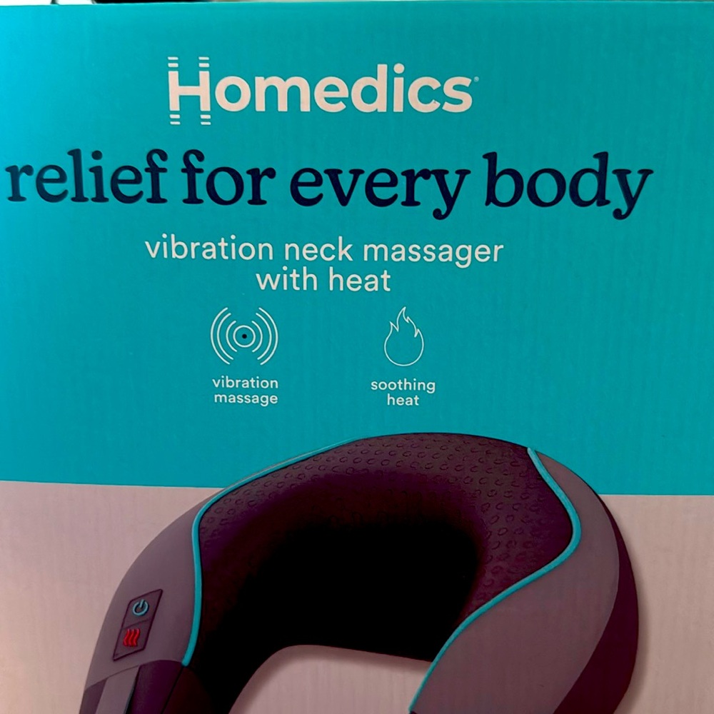 Homedics vibration neck massager with heat
